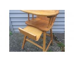 Wood High Chair -- Low Price, Re-paint?