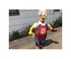 Gemmy Homer  Simpson -- 5' Tall, Sings and Raps, Awesome!