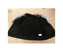 Adidas Warm Up Jacket -- Classic Black Front XL!