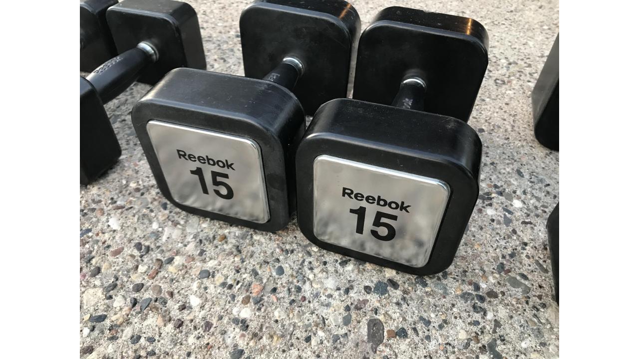 reebok hand weights