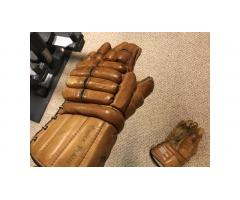 Vintage Hockey Gloves -- Very Cool, Great Gift!