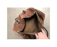 Suede Leather Gym Duffel Bag - Excellent!