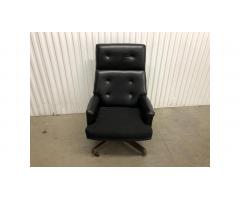 Vintage HON High Back Office Chair - Black, Mid Century!
